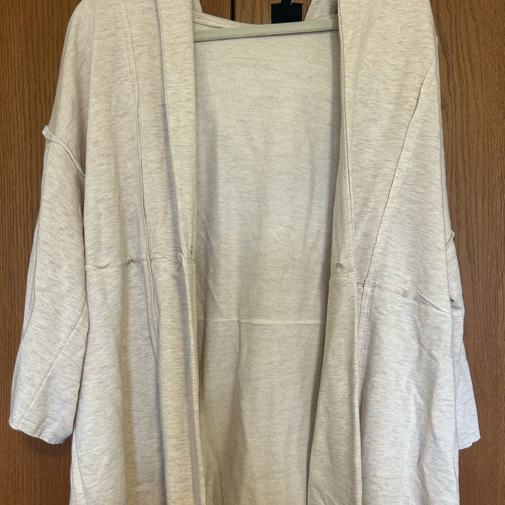 Bobeau Open-Front Oversized Cardigan - Picture 4 of 6